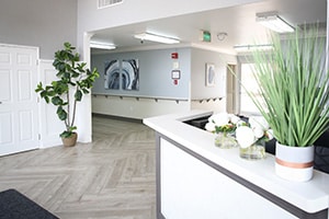 The lobby at Hanford Post Acute