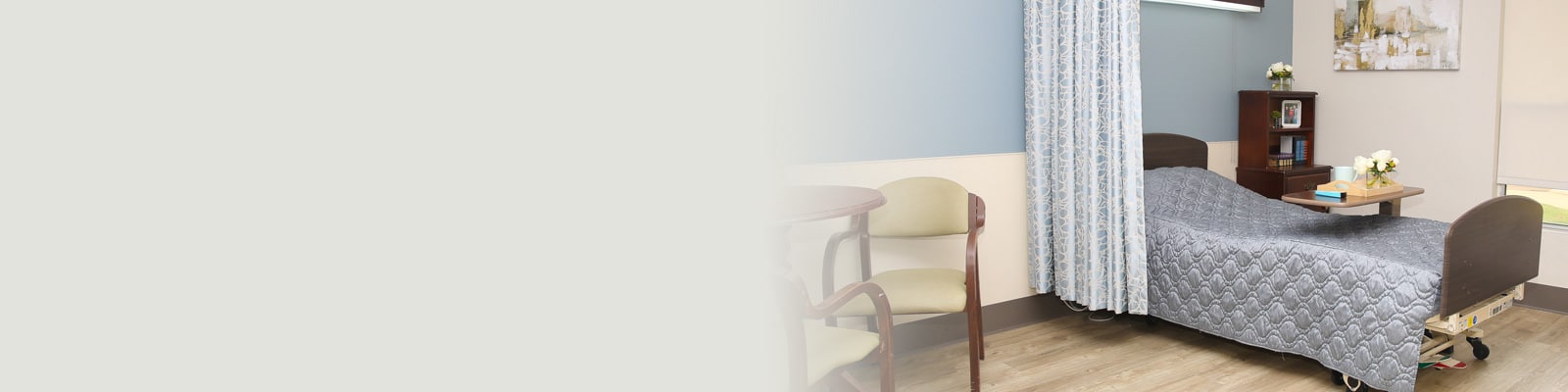 A resident's room in Hanford