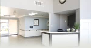 The lobby at Hanford
